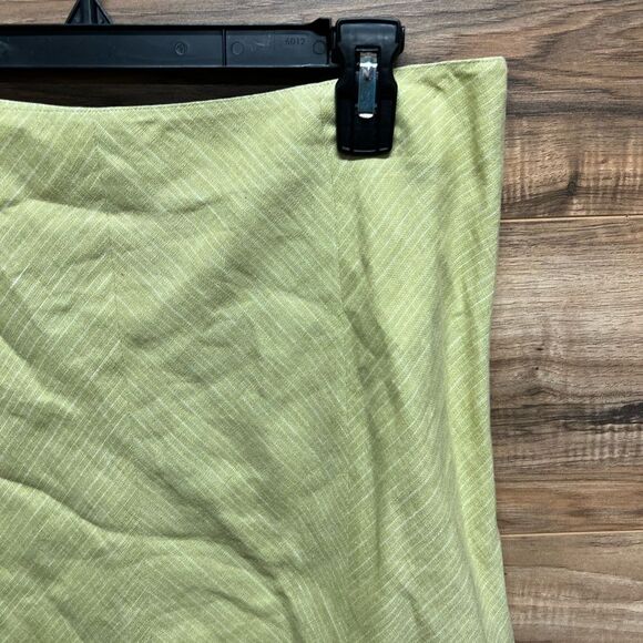 Ann Taylor linen blend skirt 10 - Picture 2 of 4